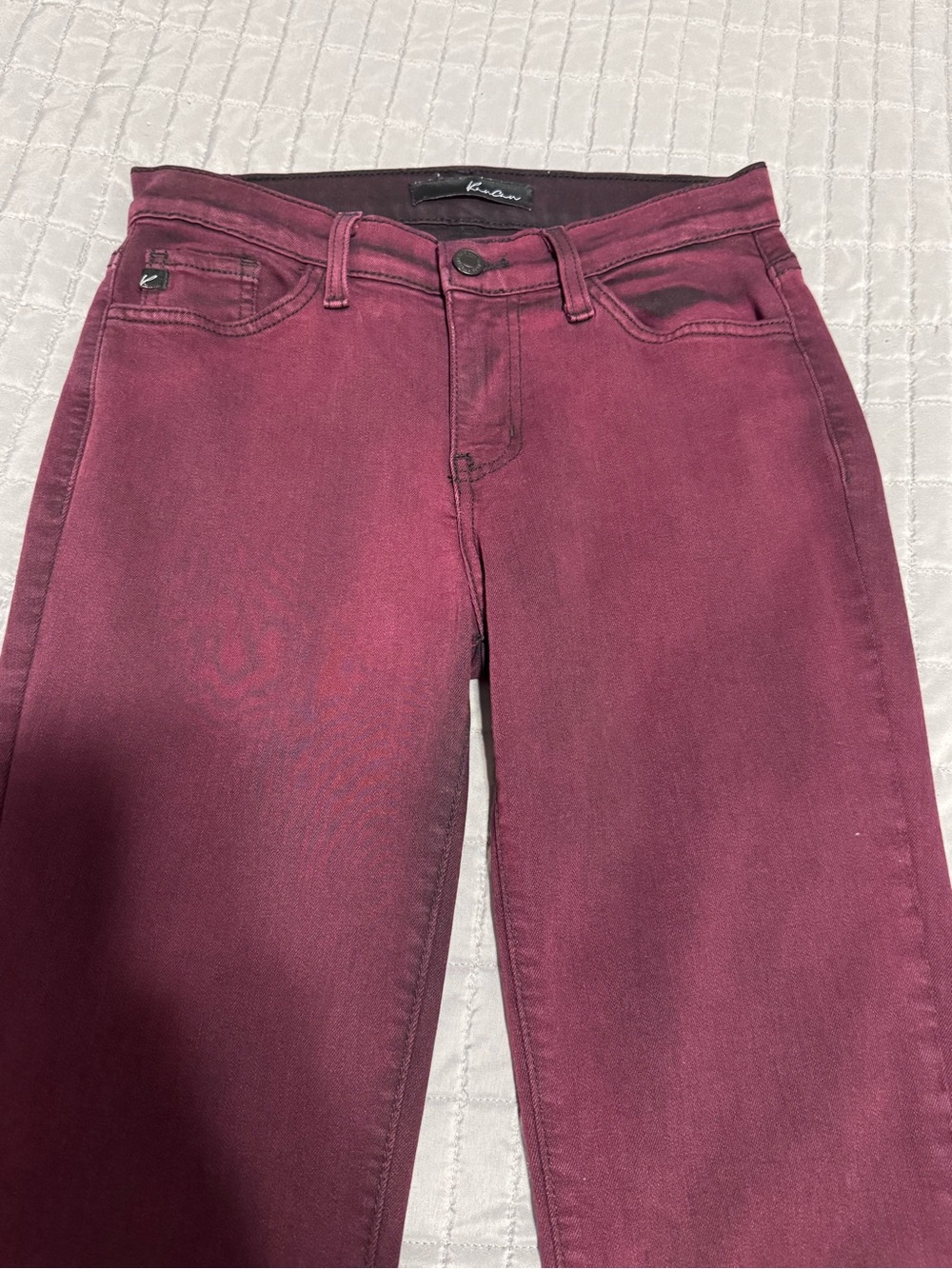 KanCan Skinny Jeans in Deep Wine
